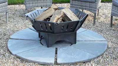 Octagonal Fire Pit Bowl